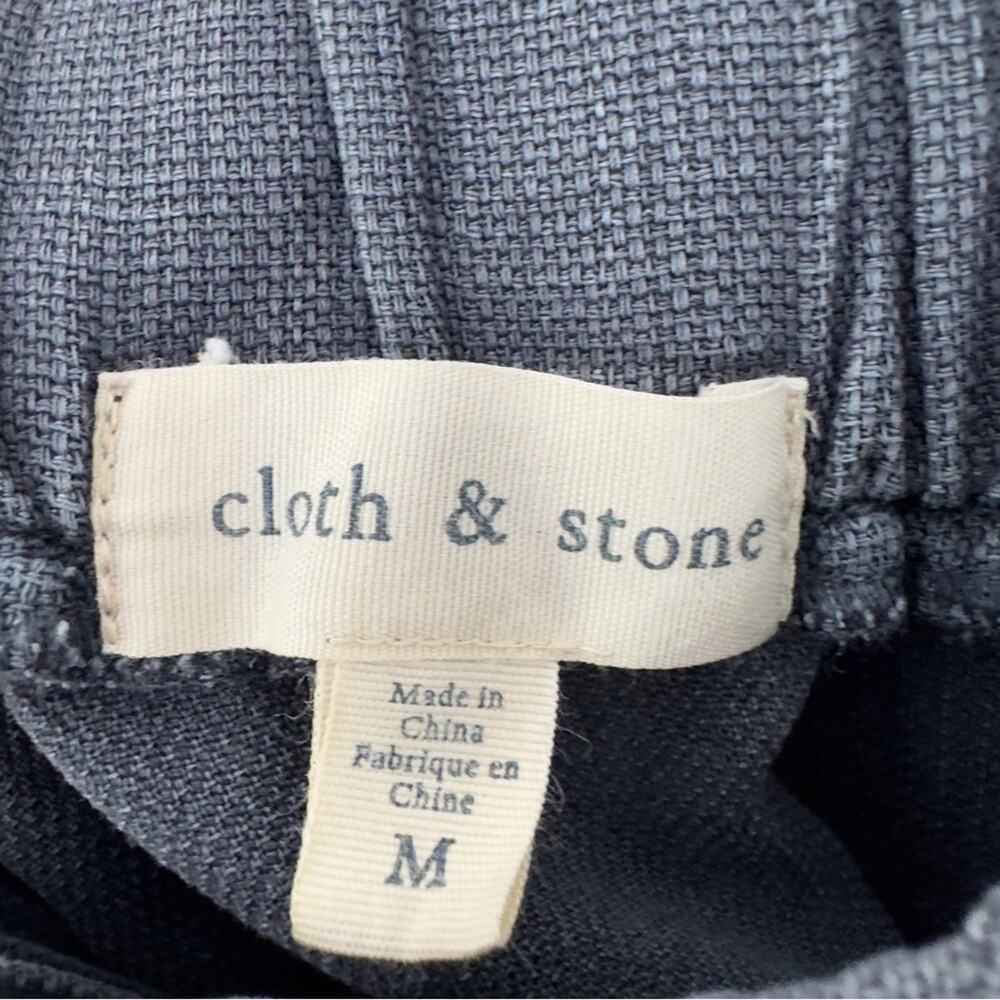 Anthropologie Cloth & Stone Adjustable Tie Waist Skirt 100% Tencel Lyocell Mini - Picture 3 of 5